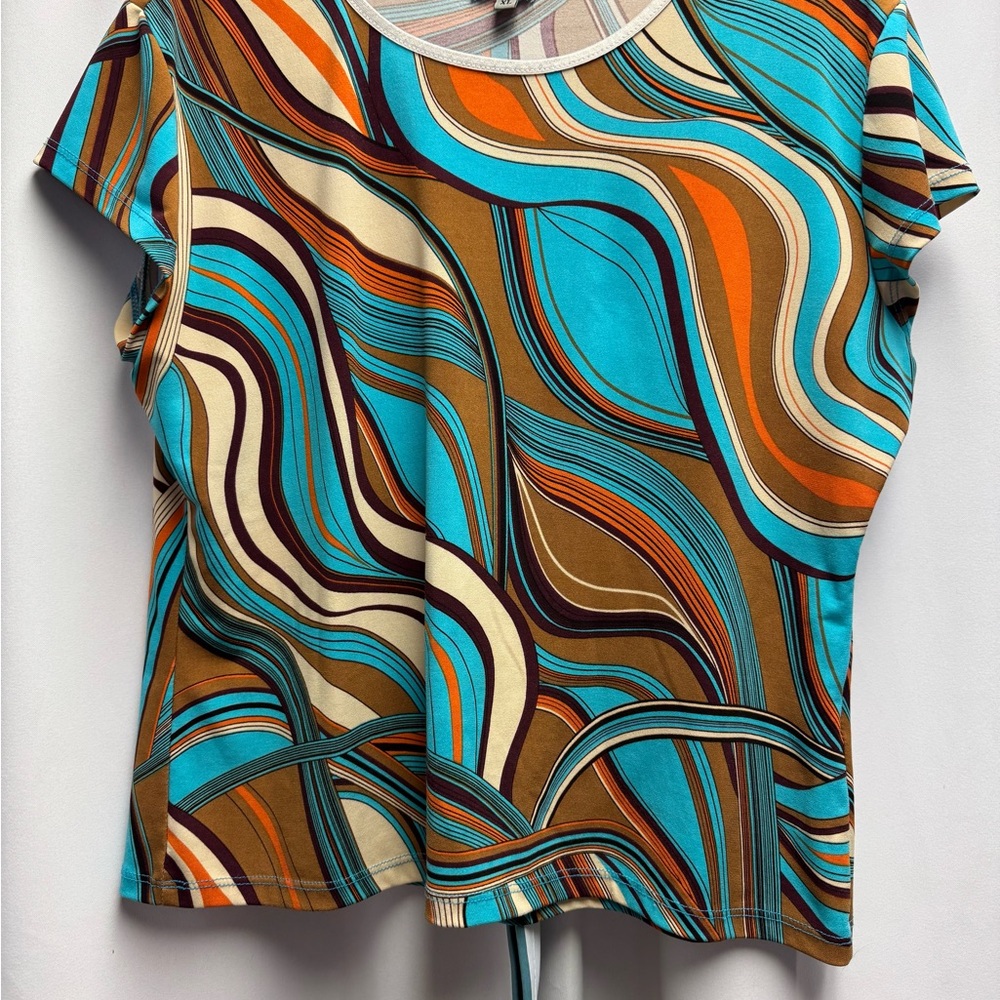Y2K Colorful Abstract Women's Top